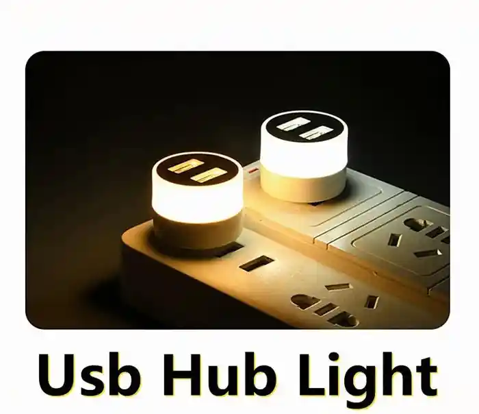 USB plug computer lamp usb mobile power charging small book led lamps eye protection reading light small round night light